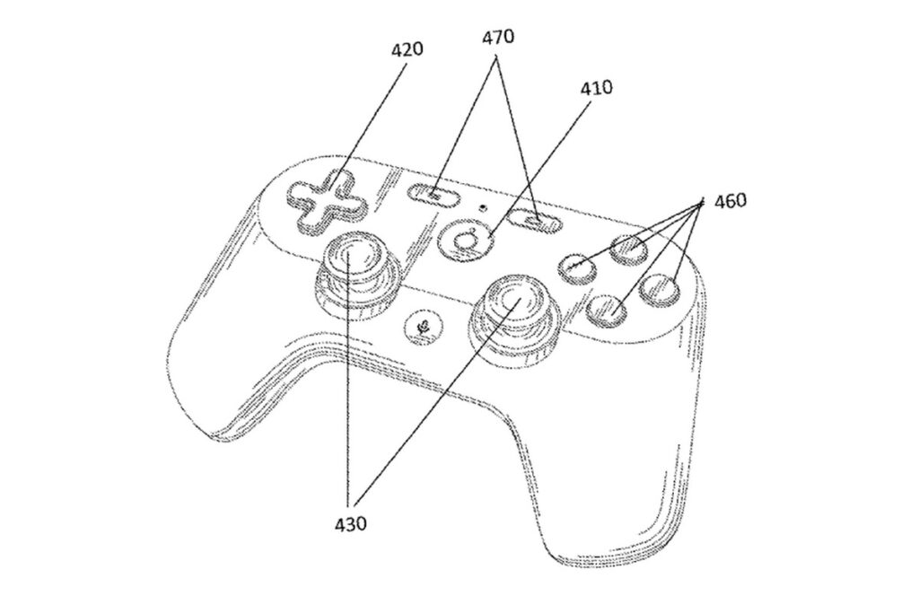 A patent for a Google video game controller.