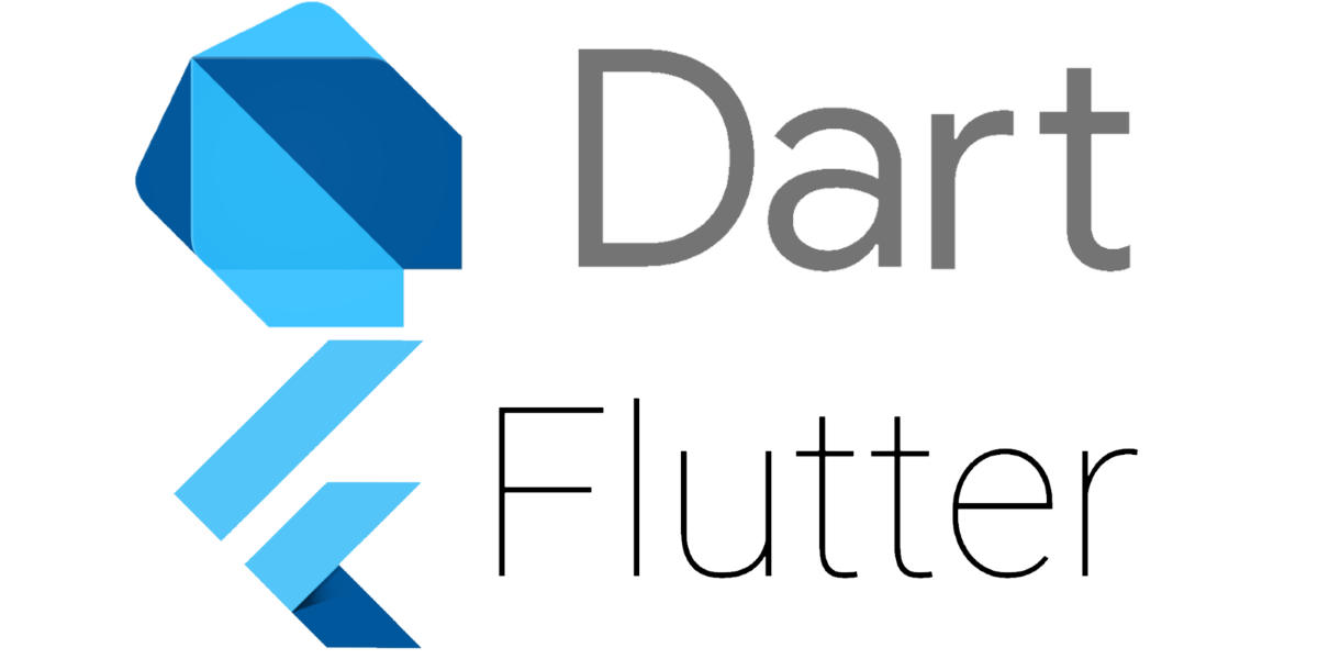 Google's Dart and Flutter logos
