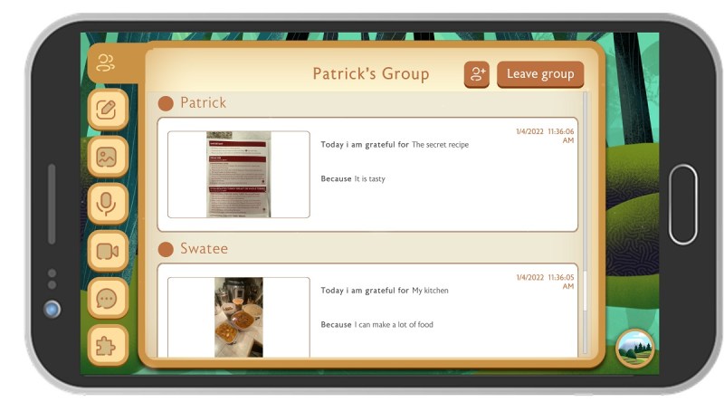 Gratitude is a minigame with multiplayer options.