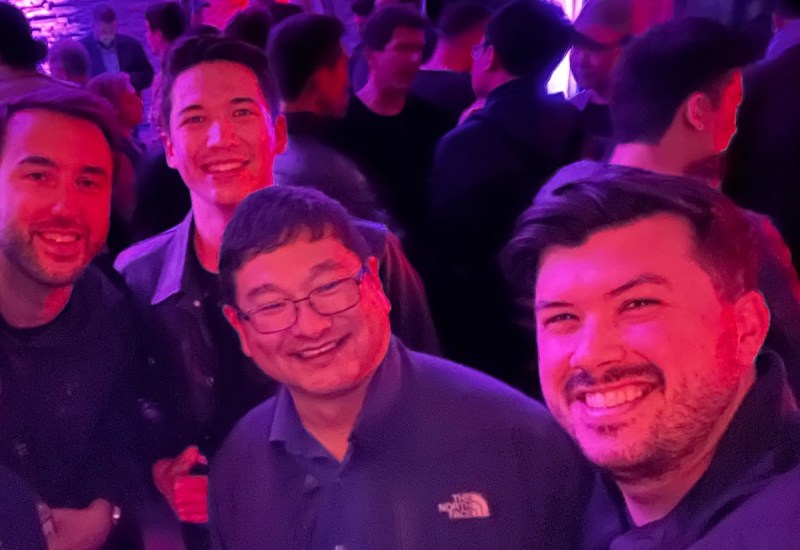 Warzone players (left to right) Pierre Planche, James Wing, Dean Takahashi, and Anthony Palma.