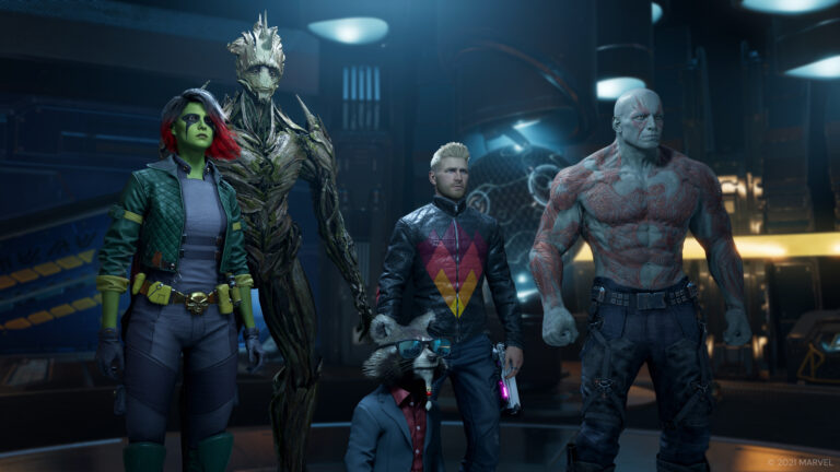 That vaguely looks like the Guardians.