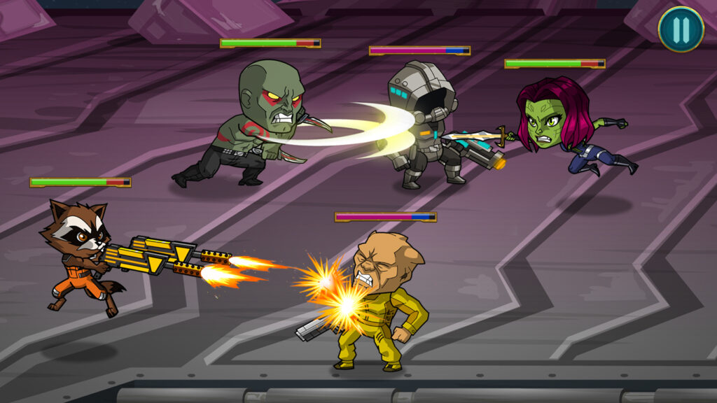 Guardians of the Galaxy's 'a-holes' get their first game — it's on mobile without microtransactions