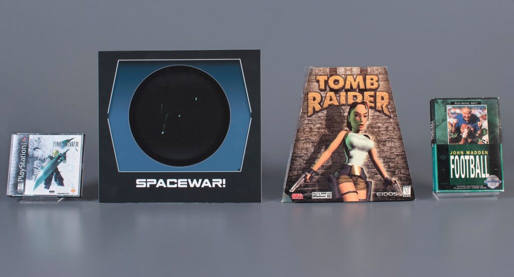 Video game hall of fame inductees: Tomb Raider, FFVII, Madden, Spacewar