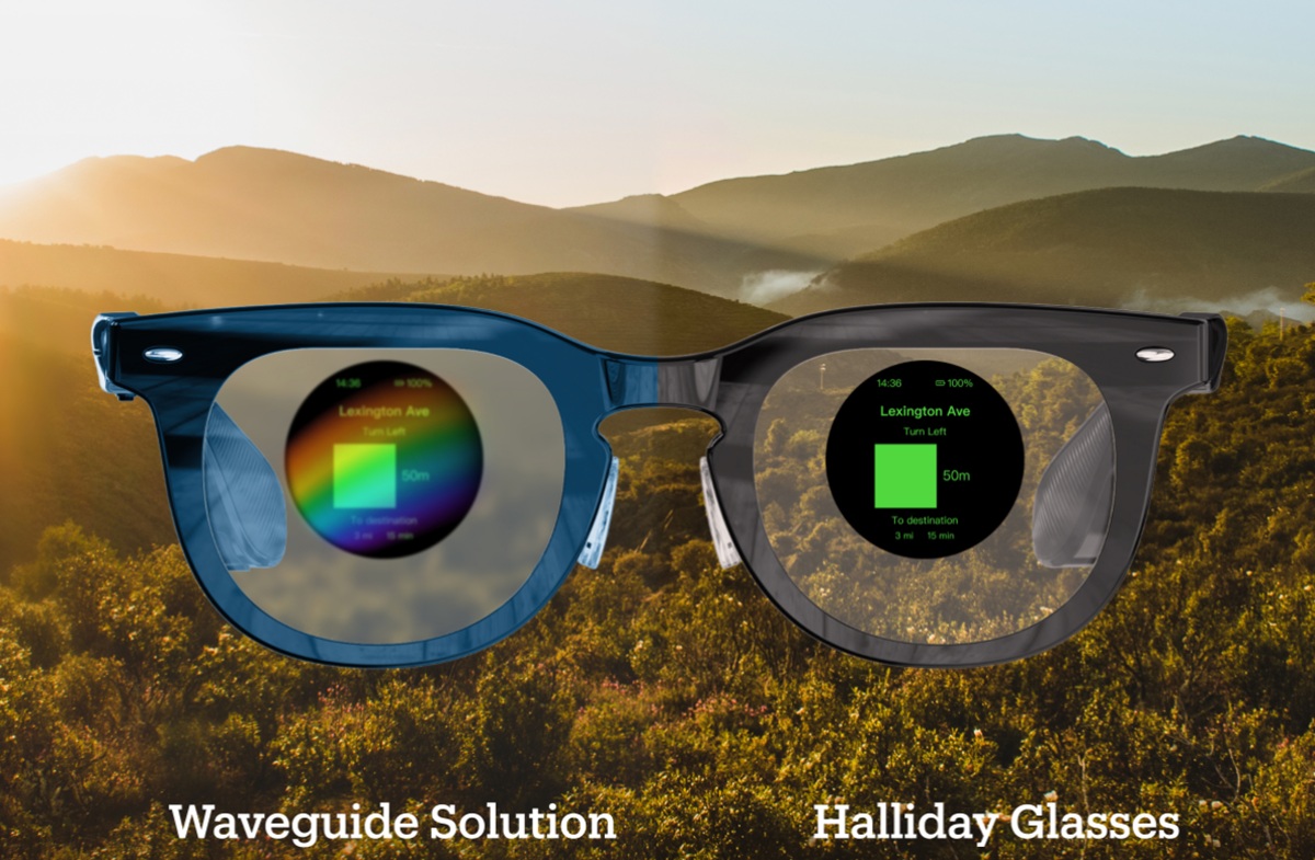 Halliday has a unique display for its AI smartglasses.