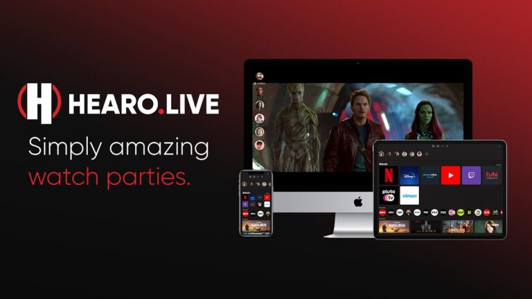 Hearo.Live lets you watch 25 services with your friends and family.