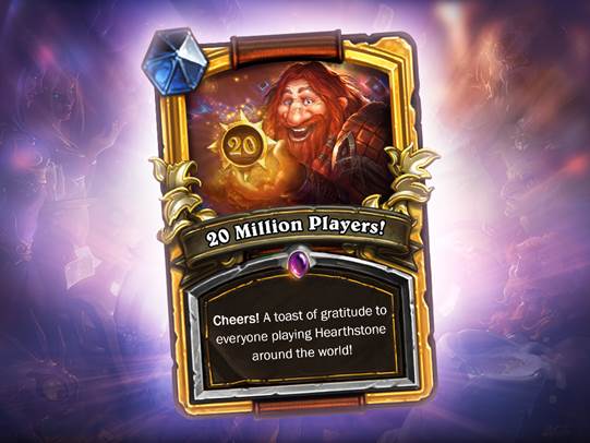 Hearthstone 20M player card