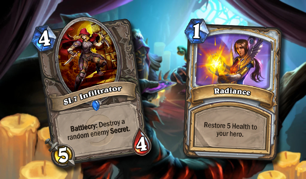 New cards for Hearthstone.