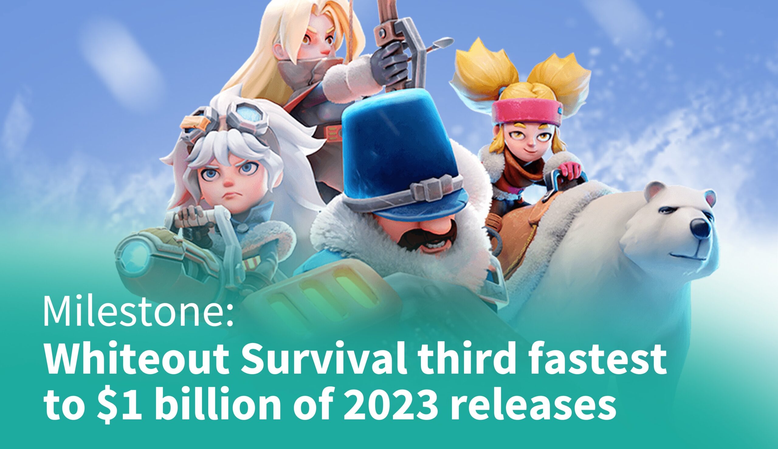 Whiteout Survival is the third 2023 mobile release to pass $1B in revenue according to Sensor Tower