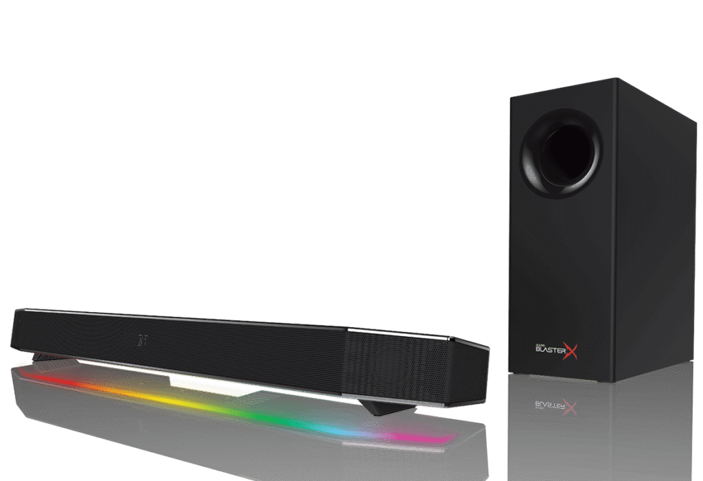 Sound BlasterX Katana speaker system pumps big sound through a small package