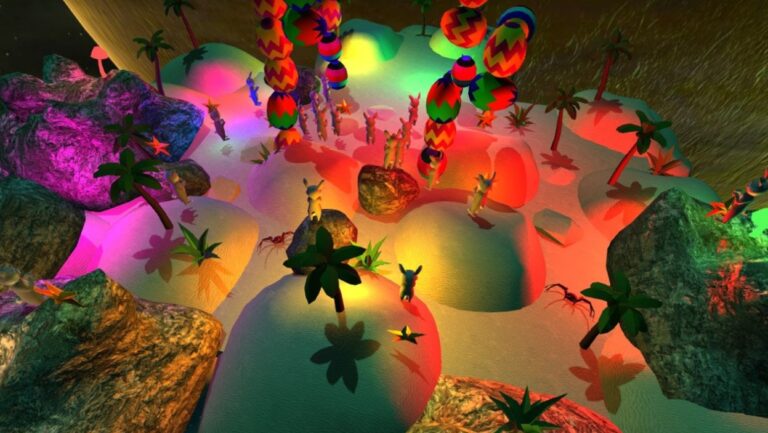 One of the games on HiberWorld