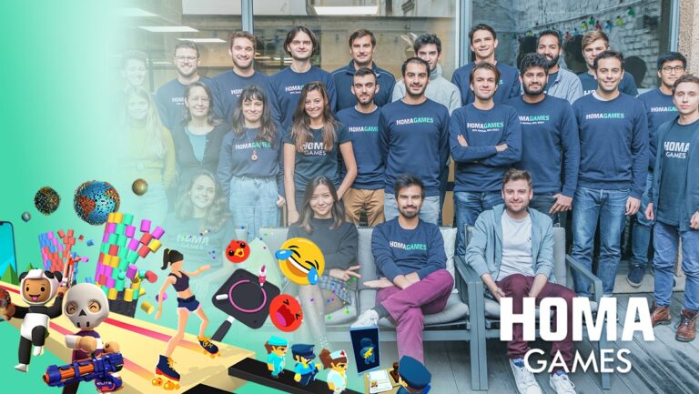 The Homa Games team in Paris.