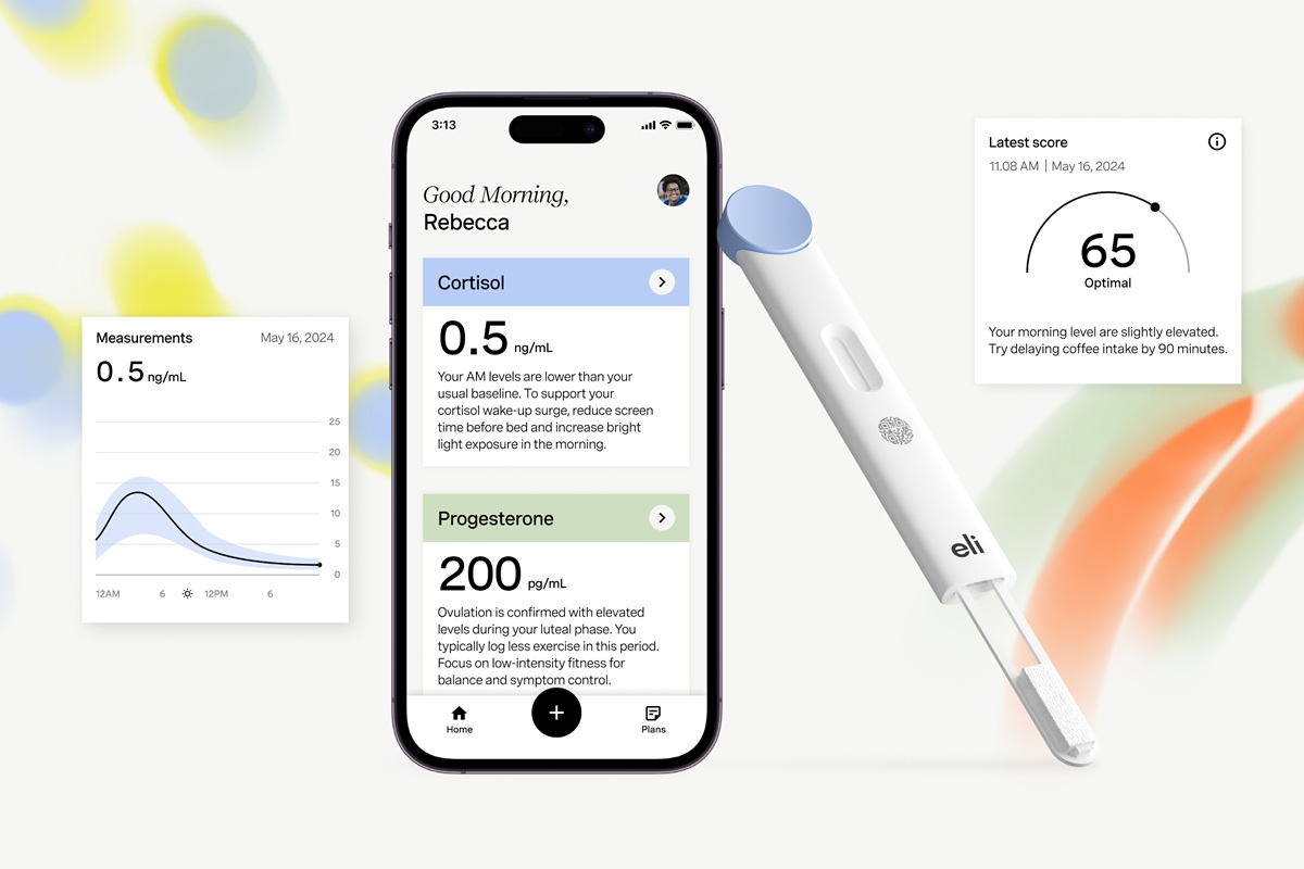 The Hormometer uses your smartphone to test your hormone levels with just saliva.