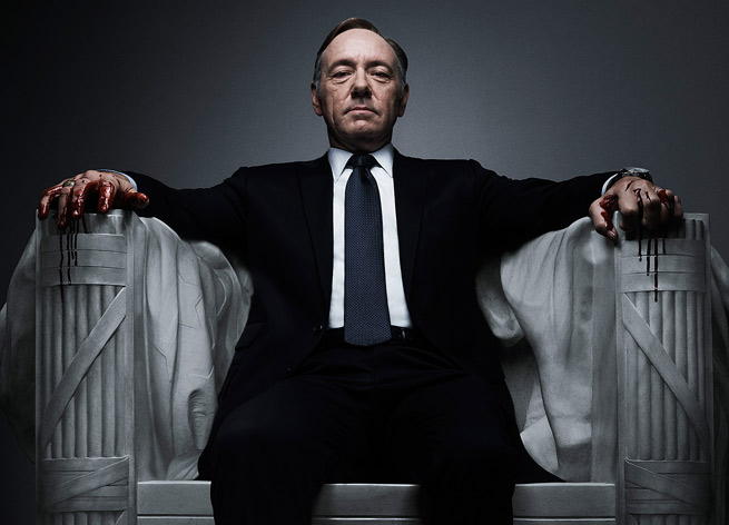 Kevin Spacey in Netflix's House of Cards