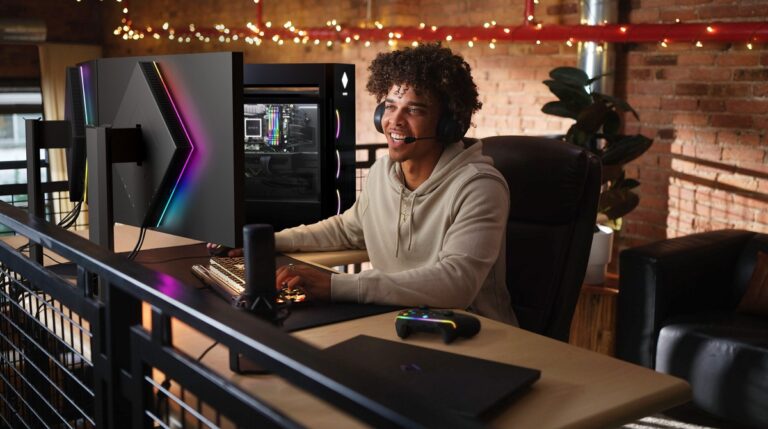 HP is touting its HP Omen 45L desktop gaming PC.