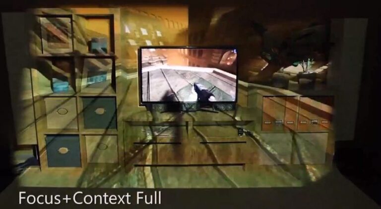 Microsoft IllumiRoom tech