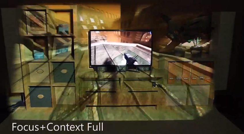 Microsoft IllumiRoom tech
