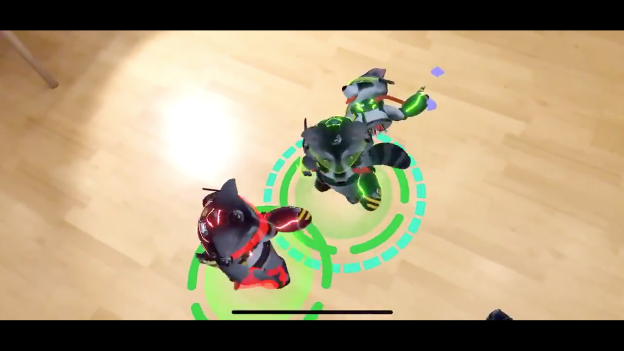 A glance into Watty’s remote AR system where users can battle each other from across the world. Image: 