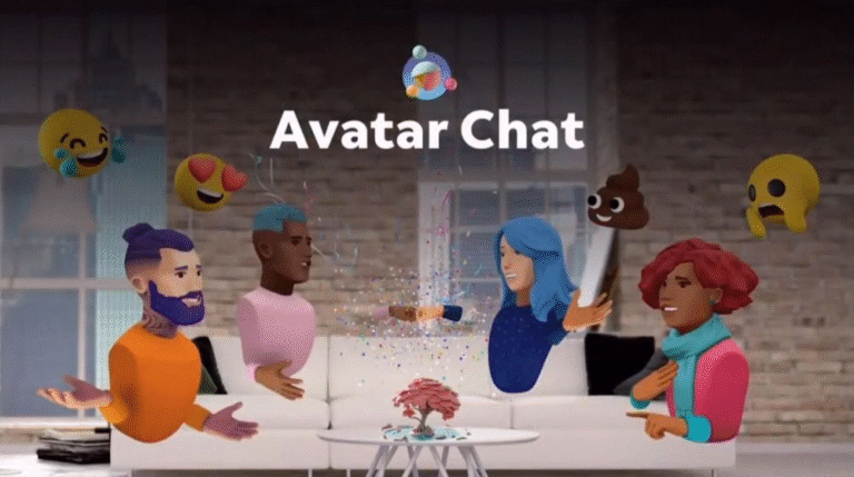 Avatar chat has the potential to unite friends in an augmented social environment from anywhere in the world.: