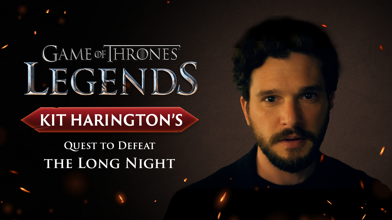 Kit Harington reprises his role as Jon Snow in Zynga's new marketing campaign for Game of Thrones: Legends