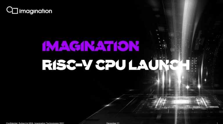 Imagination Technologies has a new family of RISC-V CPUs.