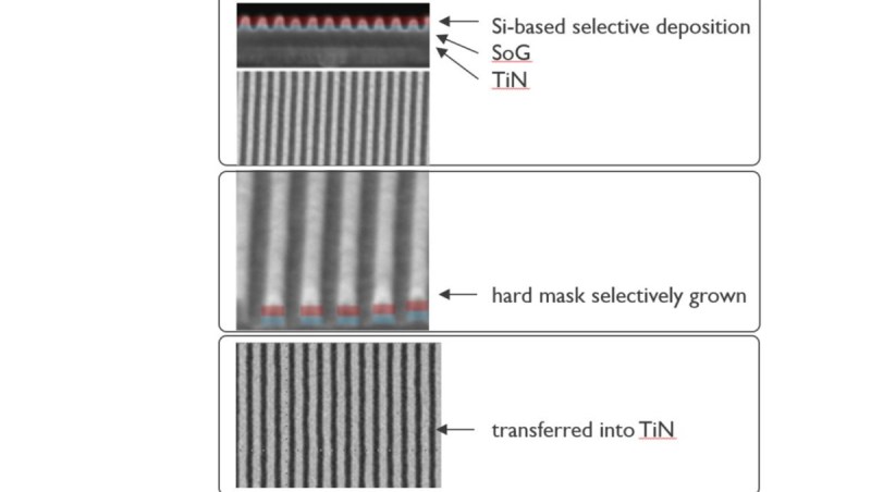 Imec reveals a new way to create tiny patterns on chips.