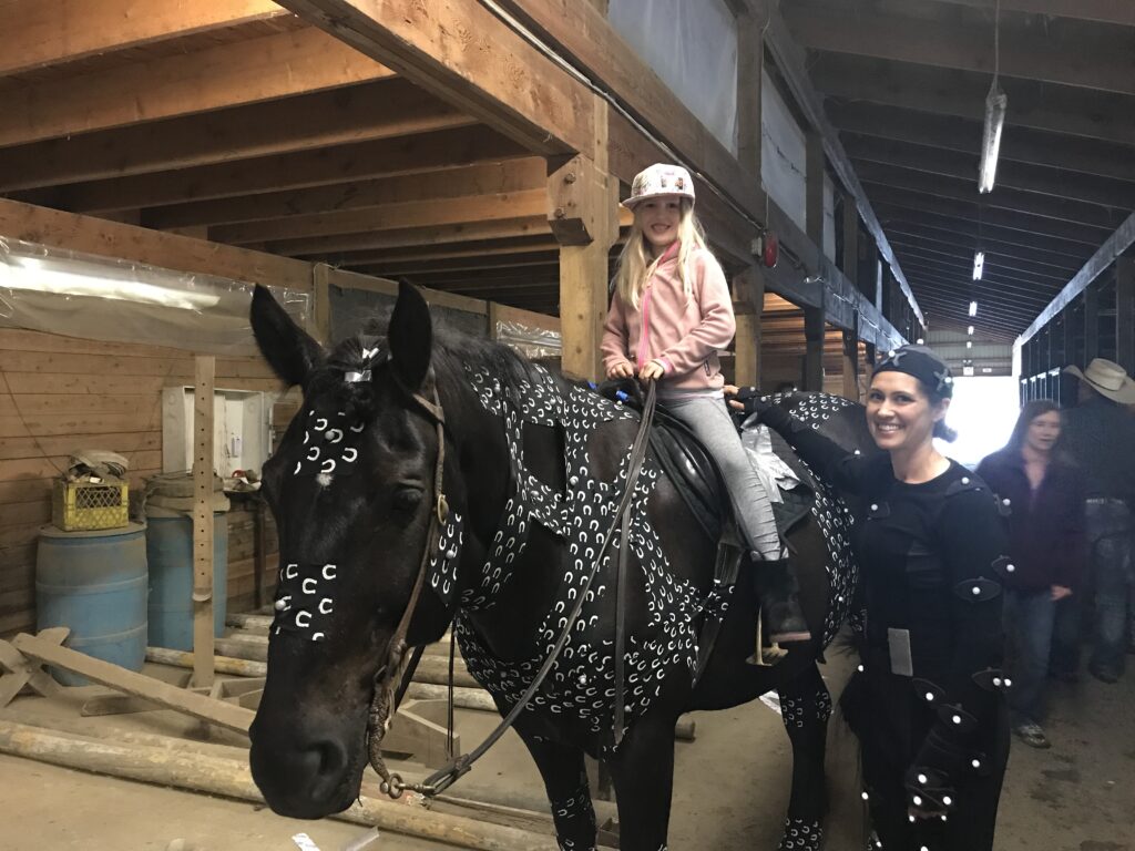 Animatrik's horse mo-cap wasn't all at full gallop.