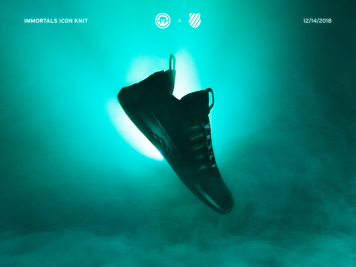 Immortals branded shoes from K-Swiss