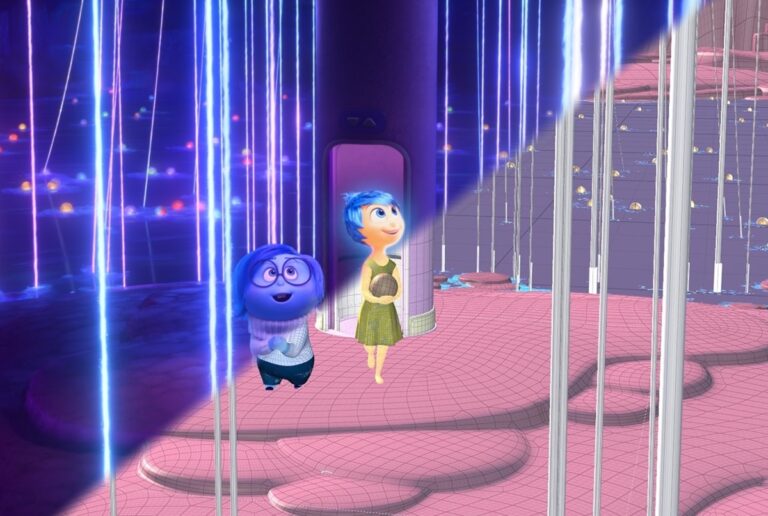 A scene from Pixar's upcoming Inside Out 2.