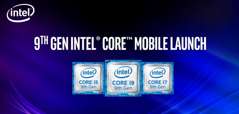 Intel's 9th Gen Intel Core Mobile processors