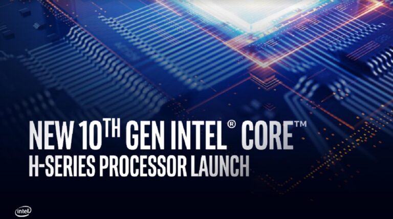 10th Gen Intel Core H-Series processors are hitting the market in laptops in April.