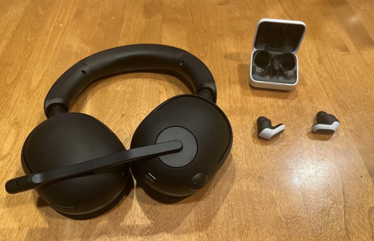 The Sony InZone H5 headset and the InZone