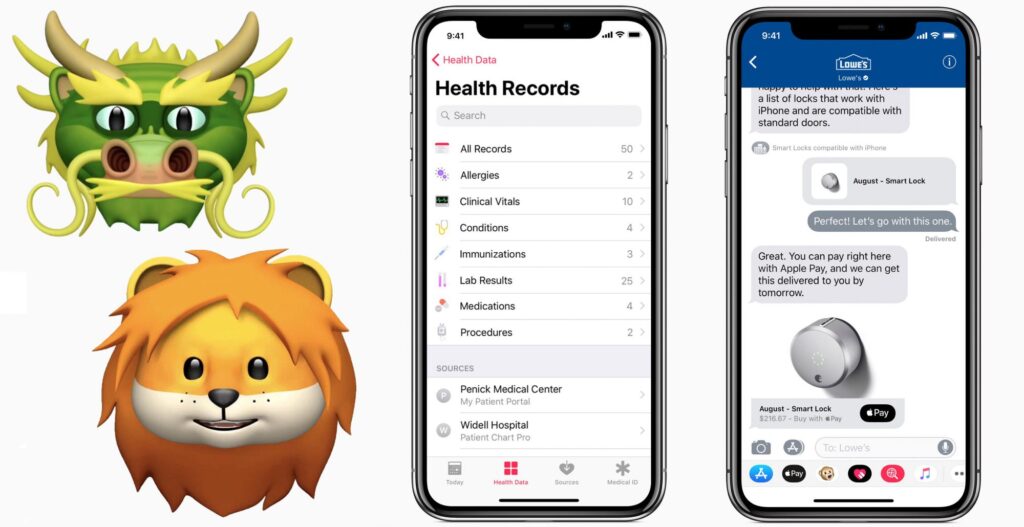 Apple previews iOS 11.3, including battery health, new Animoji, and medical records (Updated)