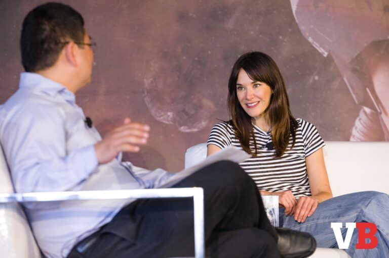 Jade Raymond of Electronic Arts speaks at GamesBeat Summit 2018.