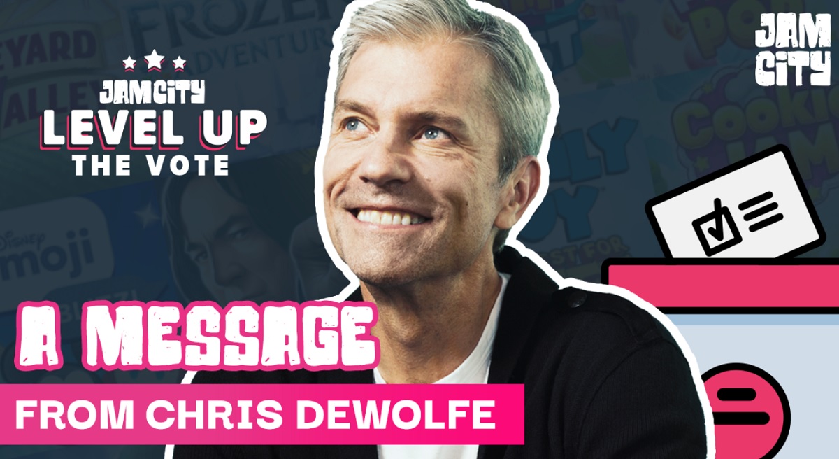 Jam City CEO Chris DeWolfe wants you to vote.