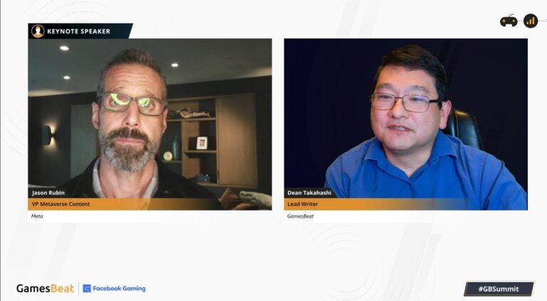 Dean Takahashi of GamesBeat interviews Jason Rubin, head of content for Meta. We like how his glasses look like he has AR lenses.