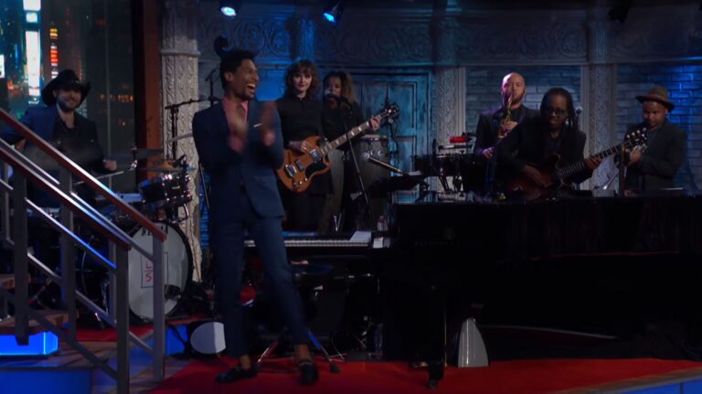 Stay Human, Jon Batiste's band, playing the "Lost Woods" theme.
