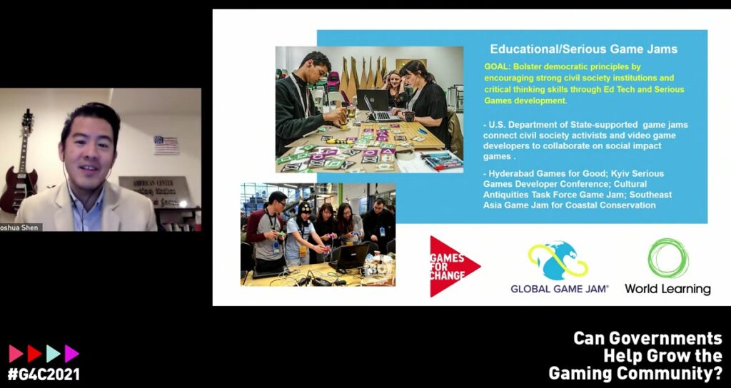 Josh Shen is the gaming diplomat at the State Department.
