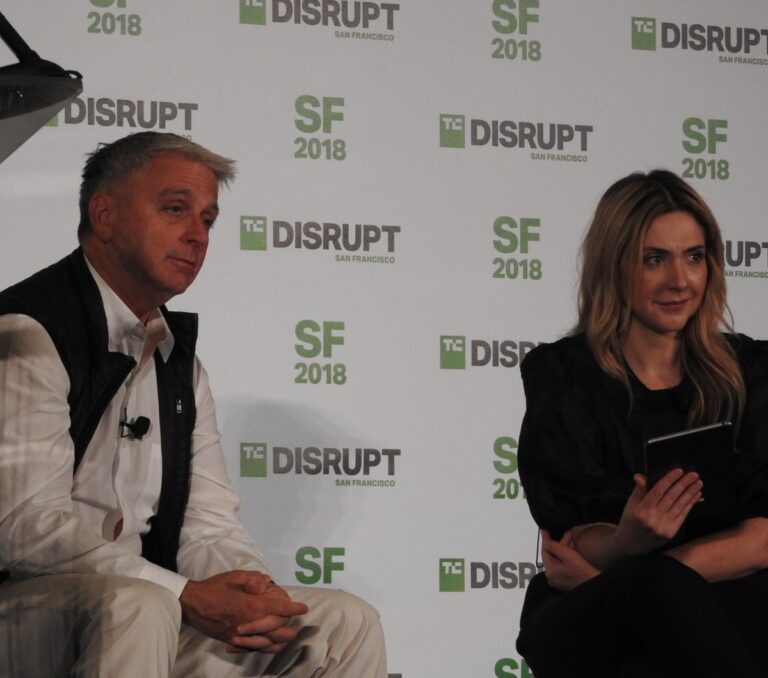 John Riccitiello of Unity and Alexia Bonatsos of Dream Ventures.