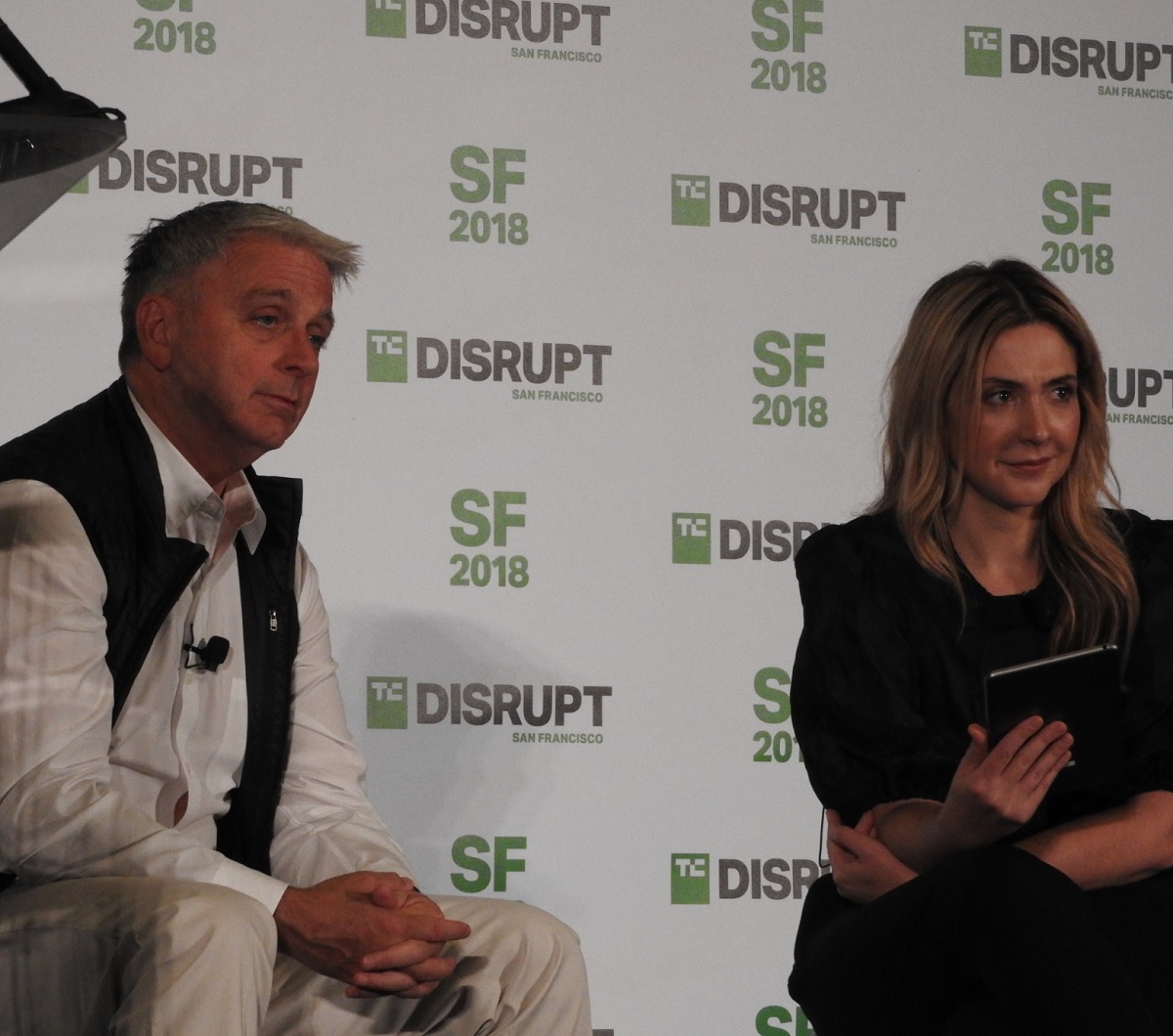 John Riccitiello of Unity and Alexia Bonatsos of Dream Ventures.