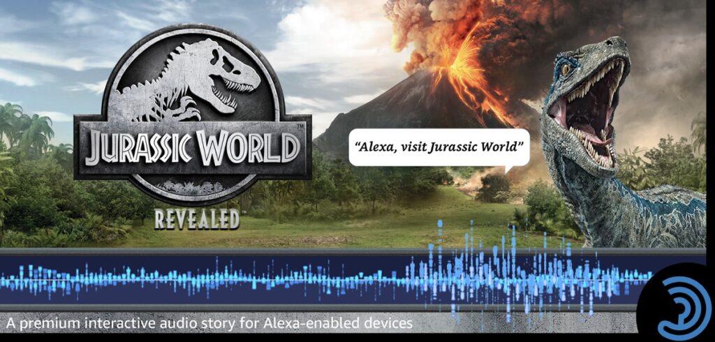 Jurassic World Revealed is an Amazon Alexa skill game.