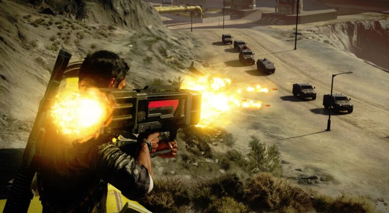 Just Cause 4 features the return of Rico Rodriguez.
