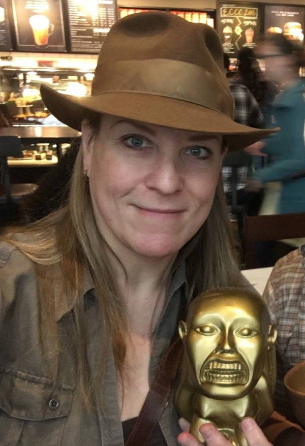 Kate Edwards as Indiana Jones.