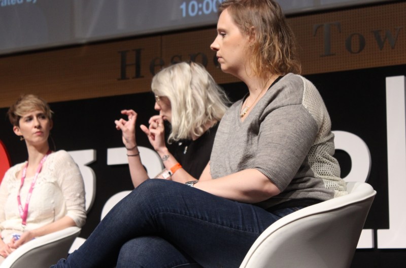 Katie Scott spoke on a panel at Gamelab on inclusivity.