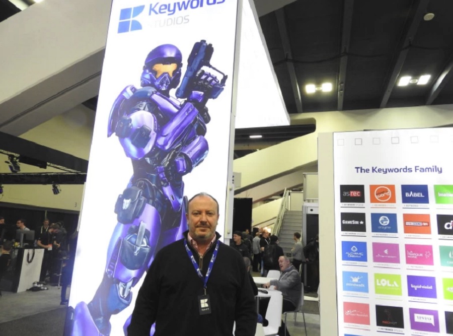 Keywords Studios CEO Andrew Day in 2017.