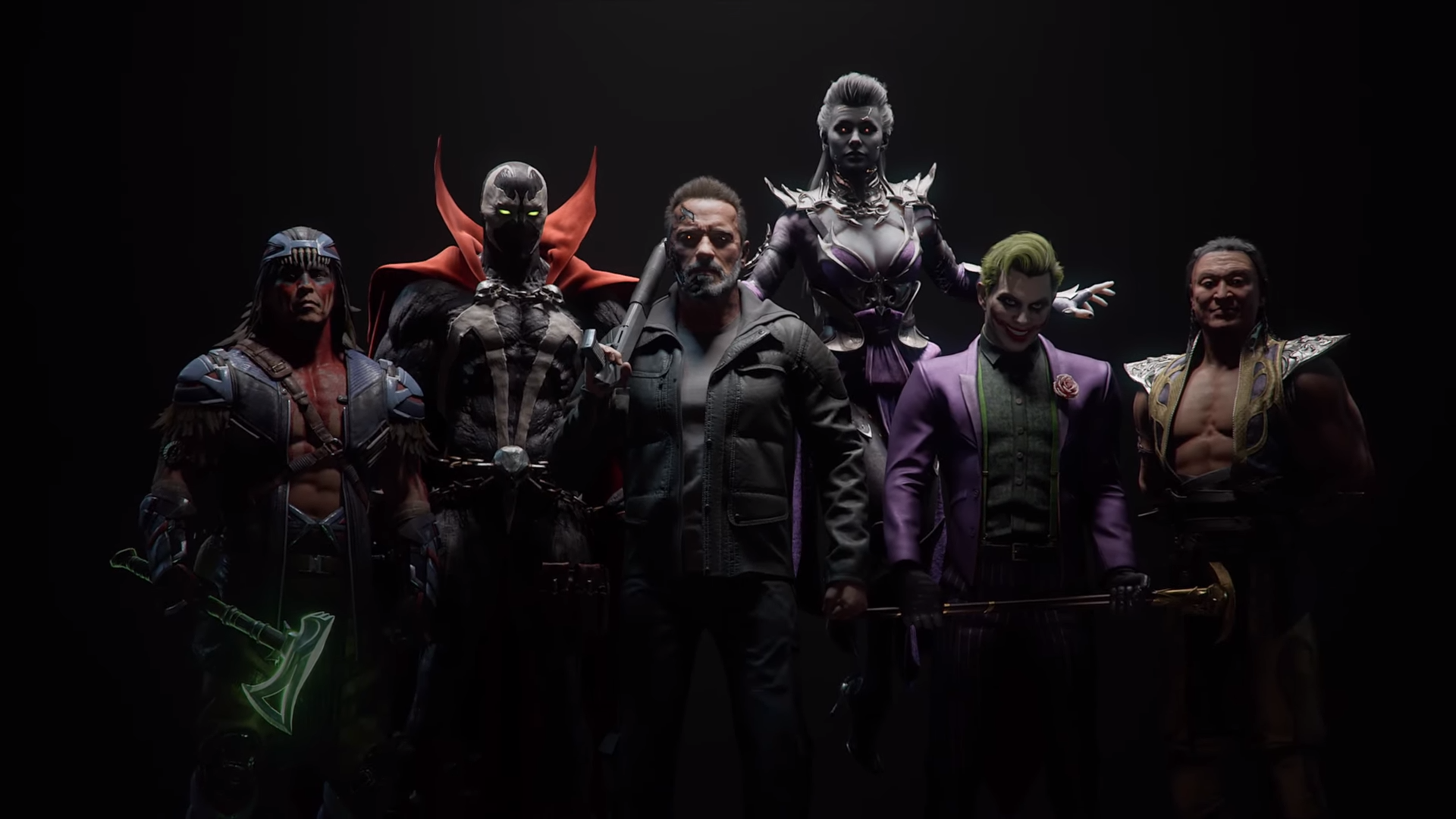 Mortal Kombat 11's Kombat Pack characters includes Joker, which is a character from Persona 5, I believe.