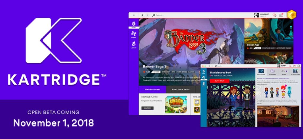 Kongregate's Kartridge store is in open beta.