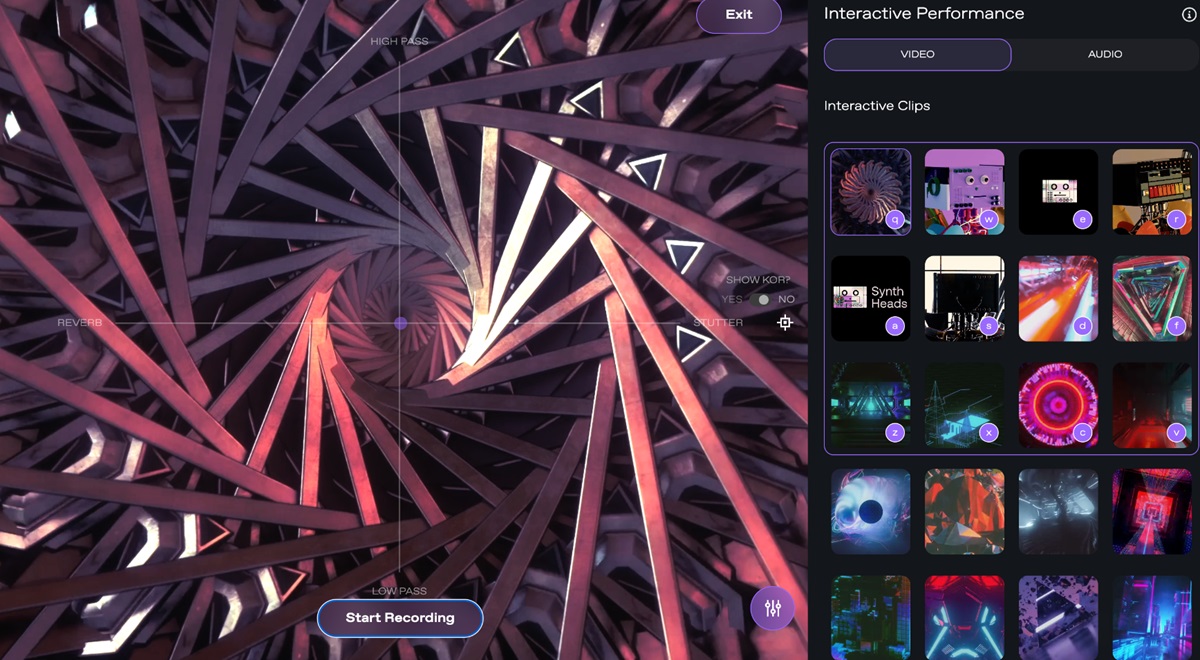 Korus enables metaverse-like music creation.