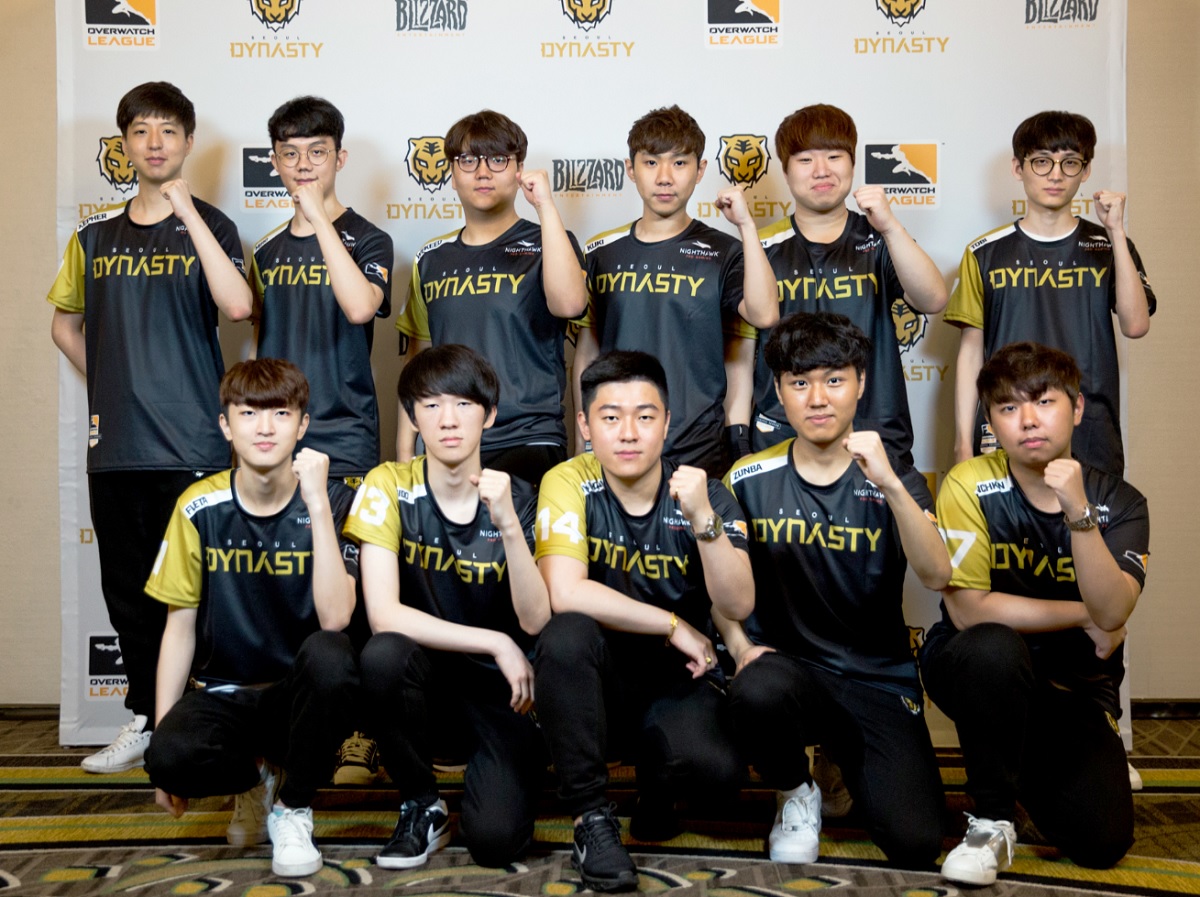 KSV's Seoul Dynasty Overwatch team. KSV