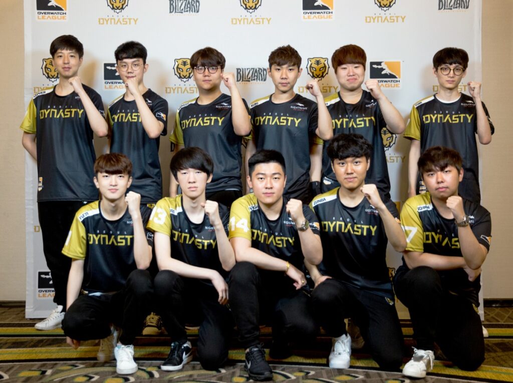 KSV's Seoul Dynasty Overwatch team. KSV