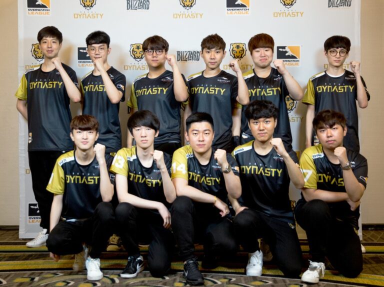 KSV's Seoul Dynasty Overwatch team. KSV